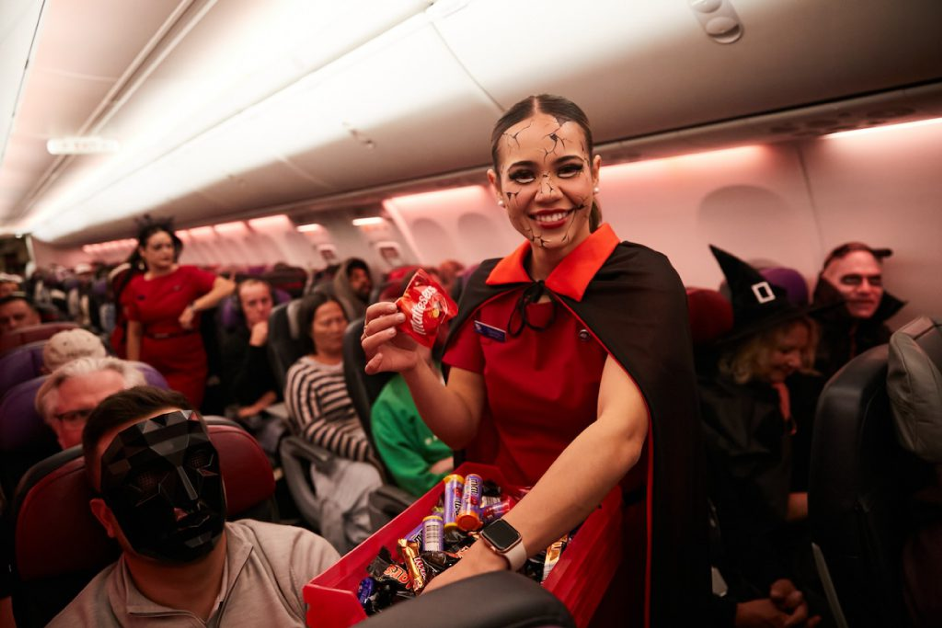 flight stewardess in halloween costume