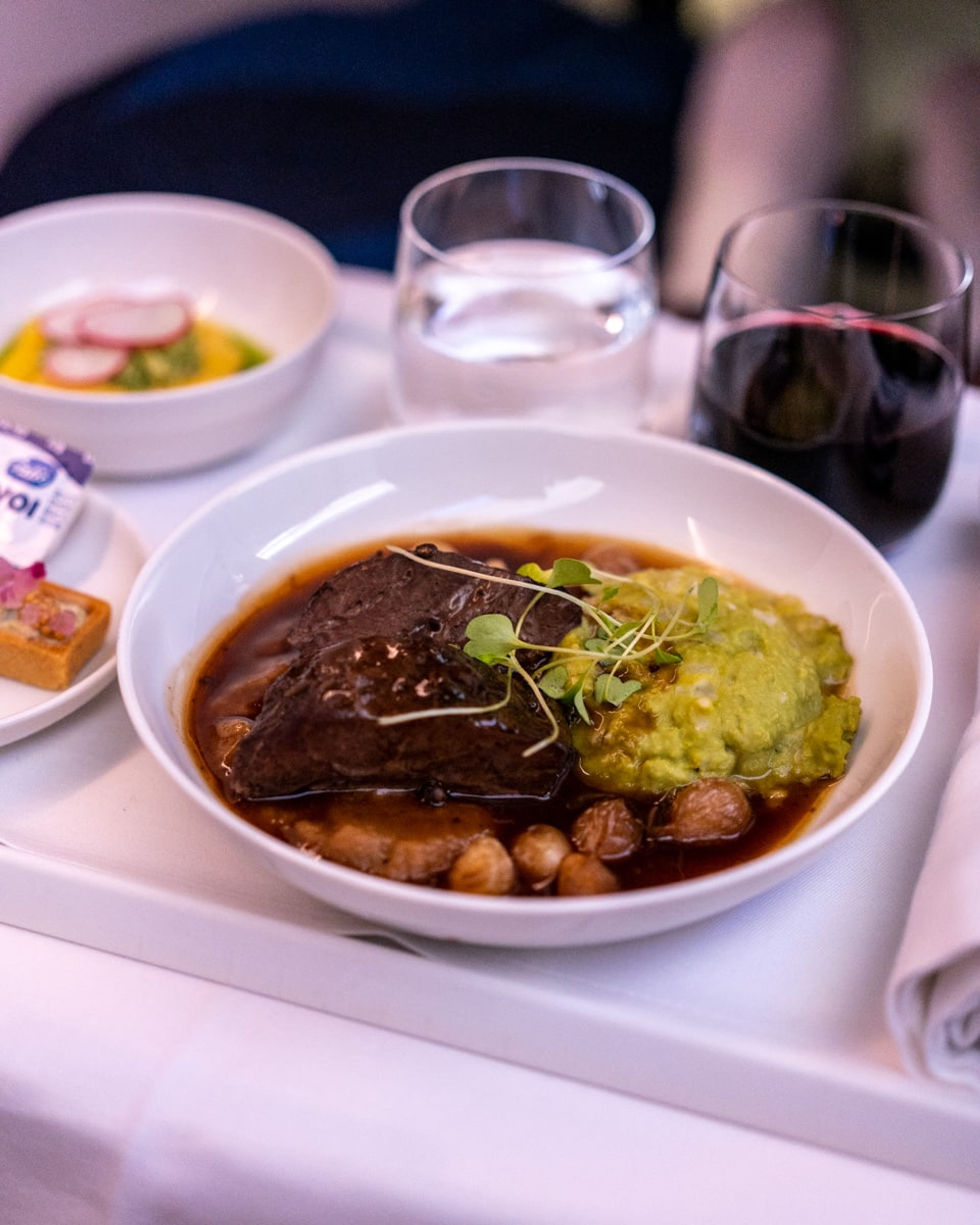 Finnair business class main meal