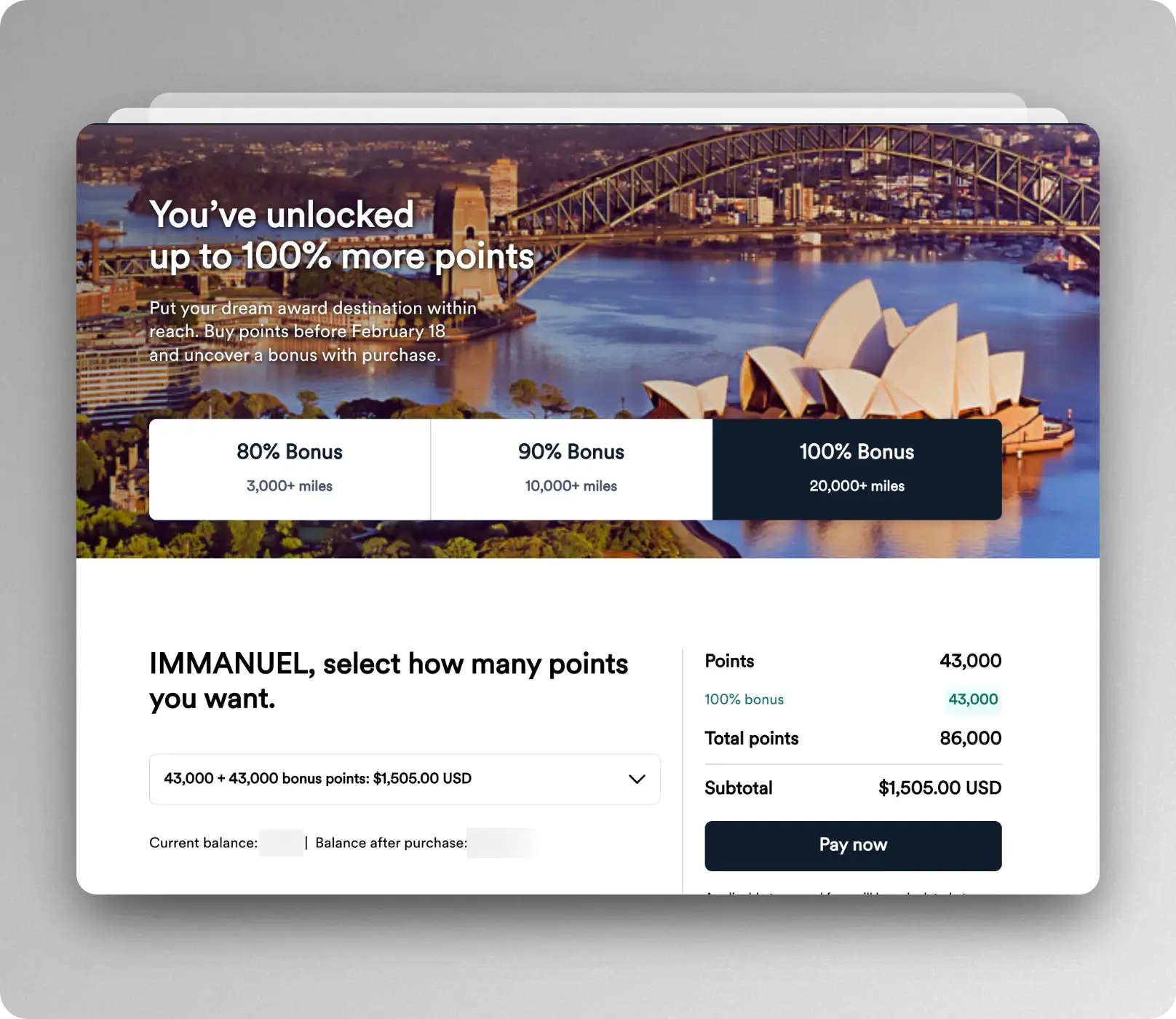 Buy Alaska Atmos Points