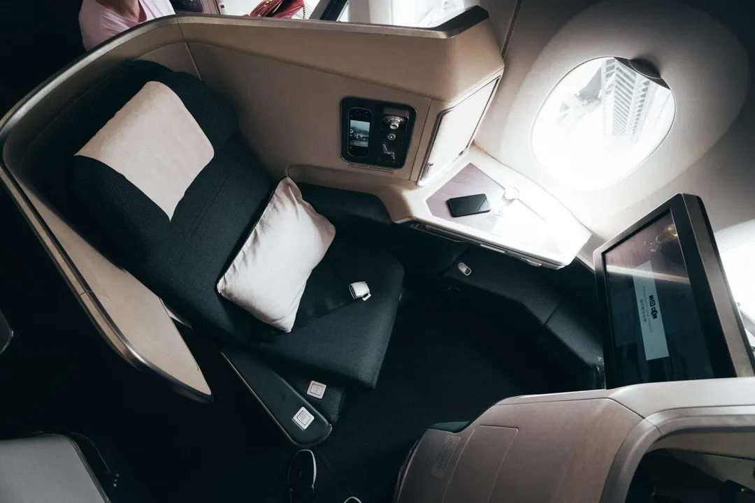 business class seat
