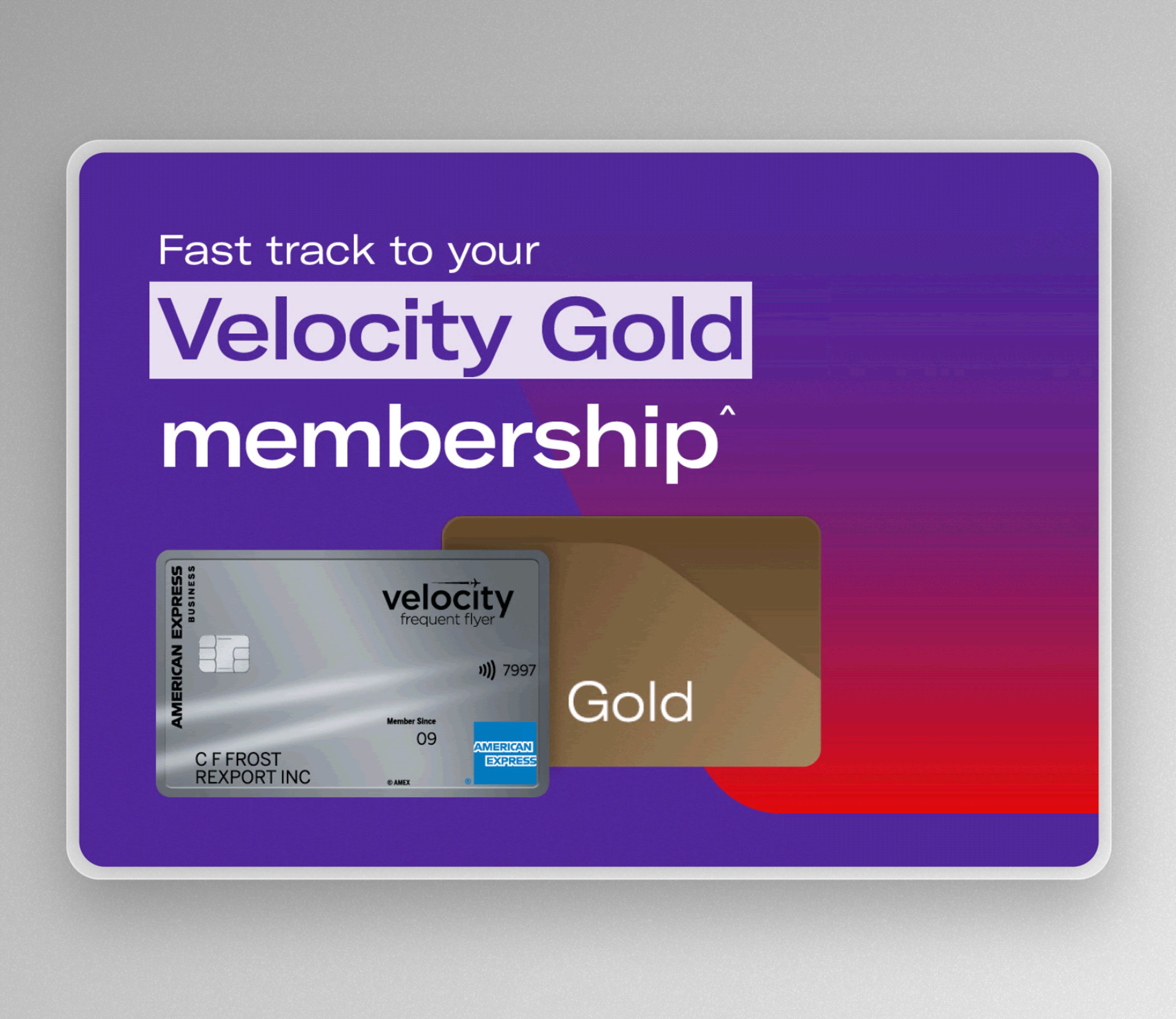 get free velocity frequent flyer gold membership