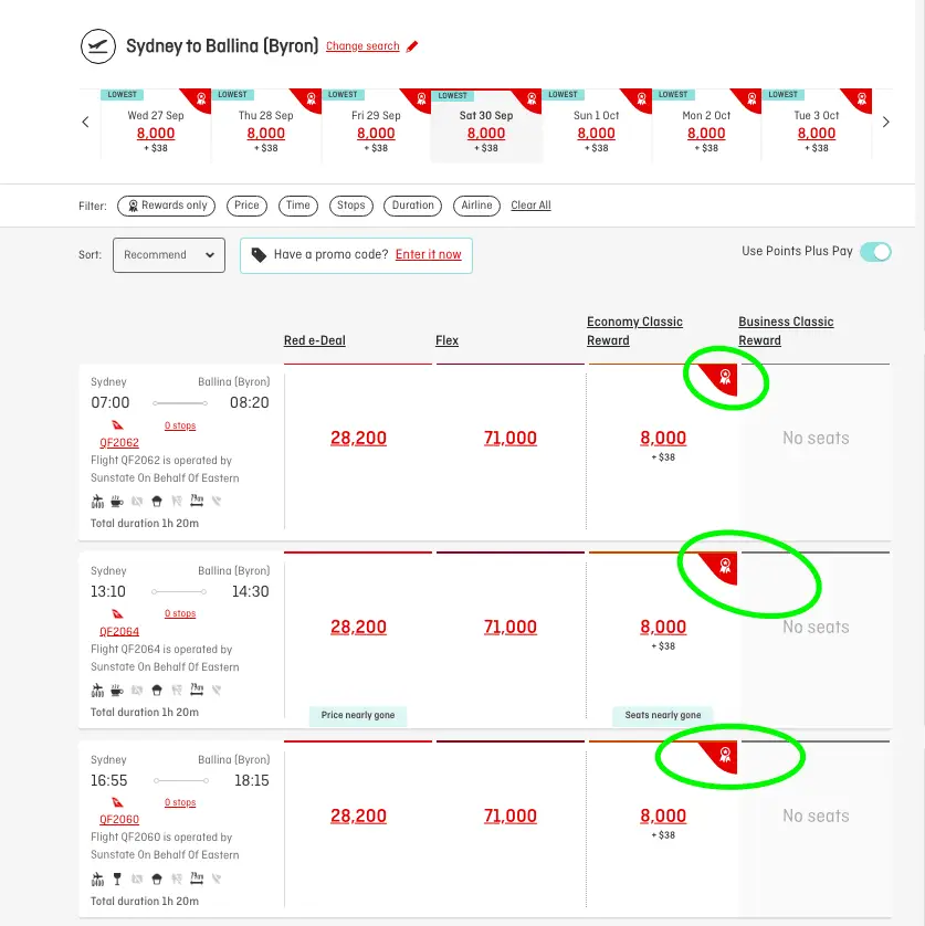 Sydney to Ballina (Byron)