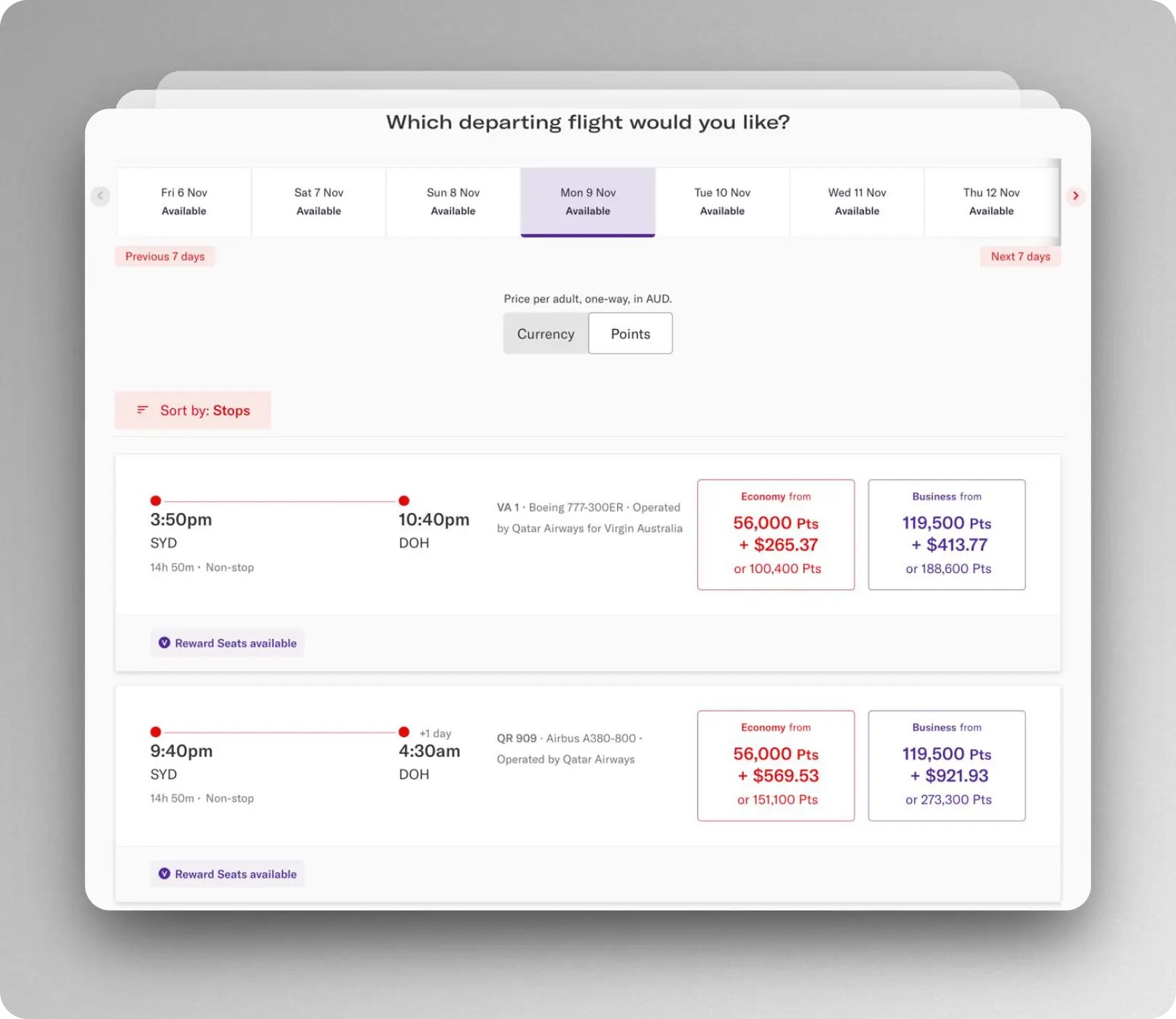 Velocity Slaps Huge "Fuel Fee" On Qatar Airways Redemptions