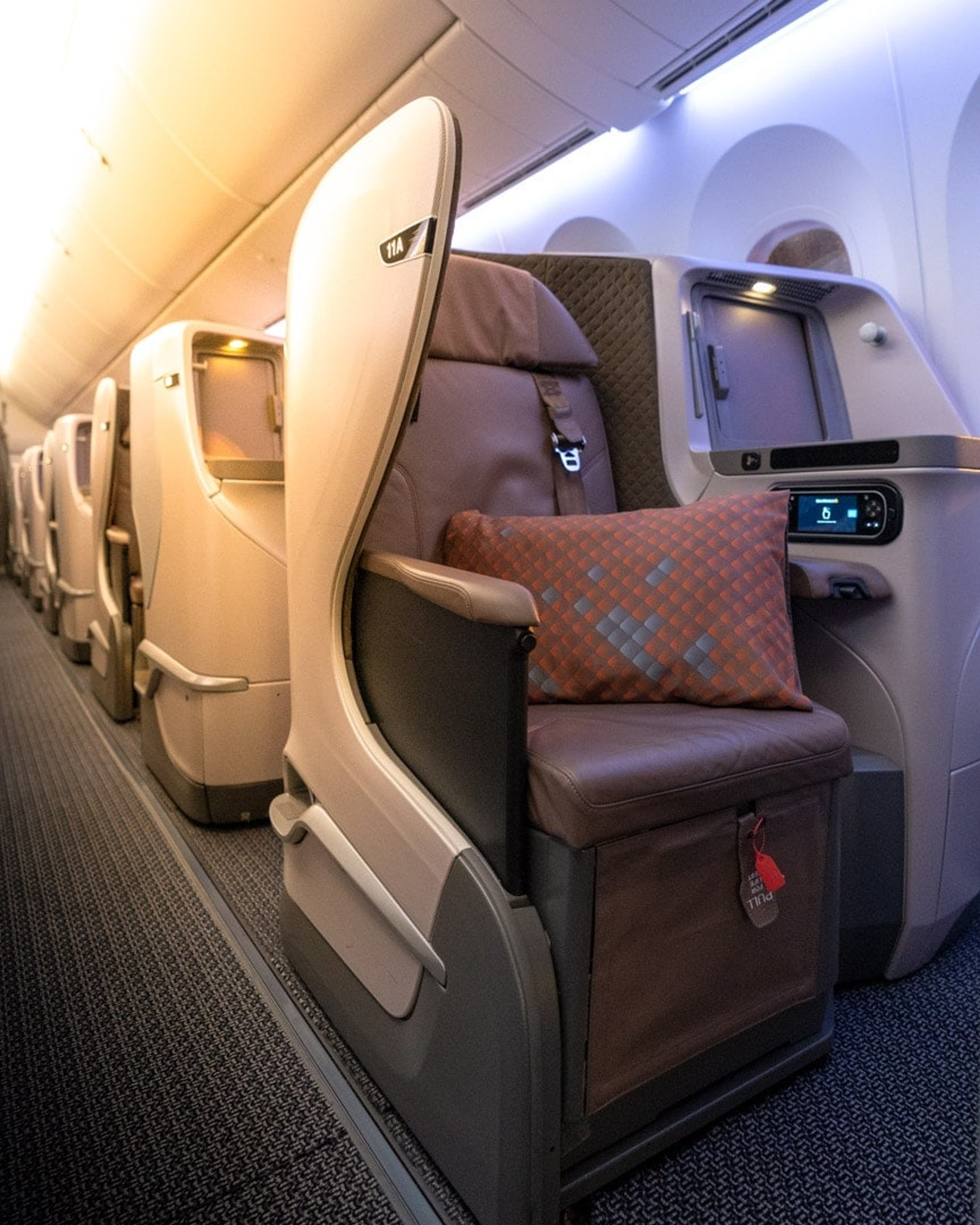 business class seat