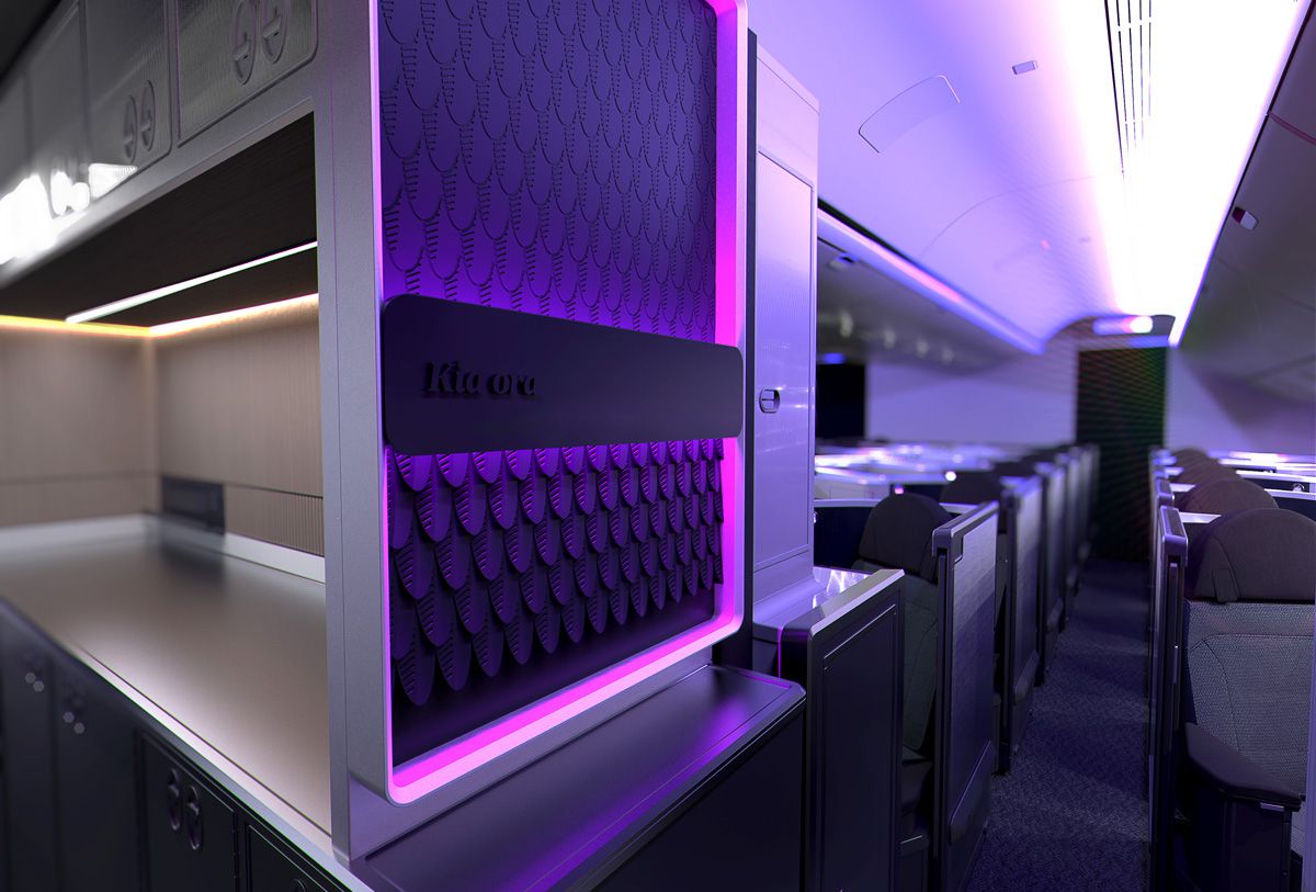 New Air NZ B777 business cabin