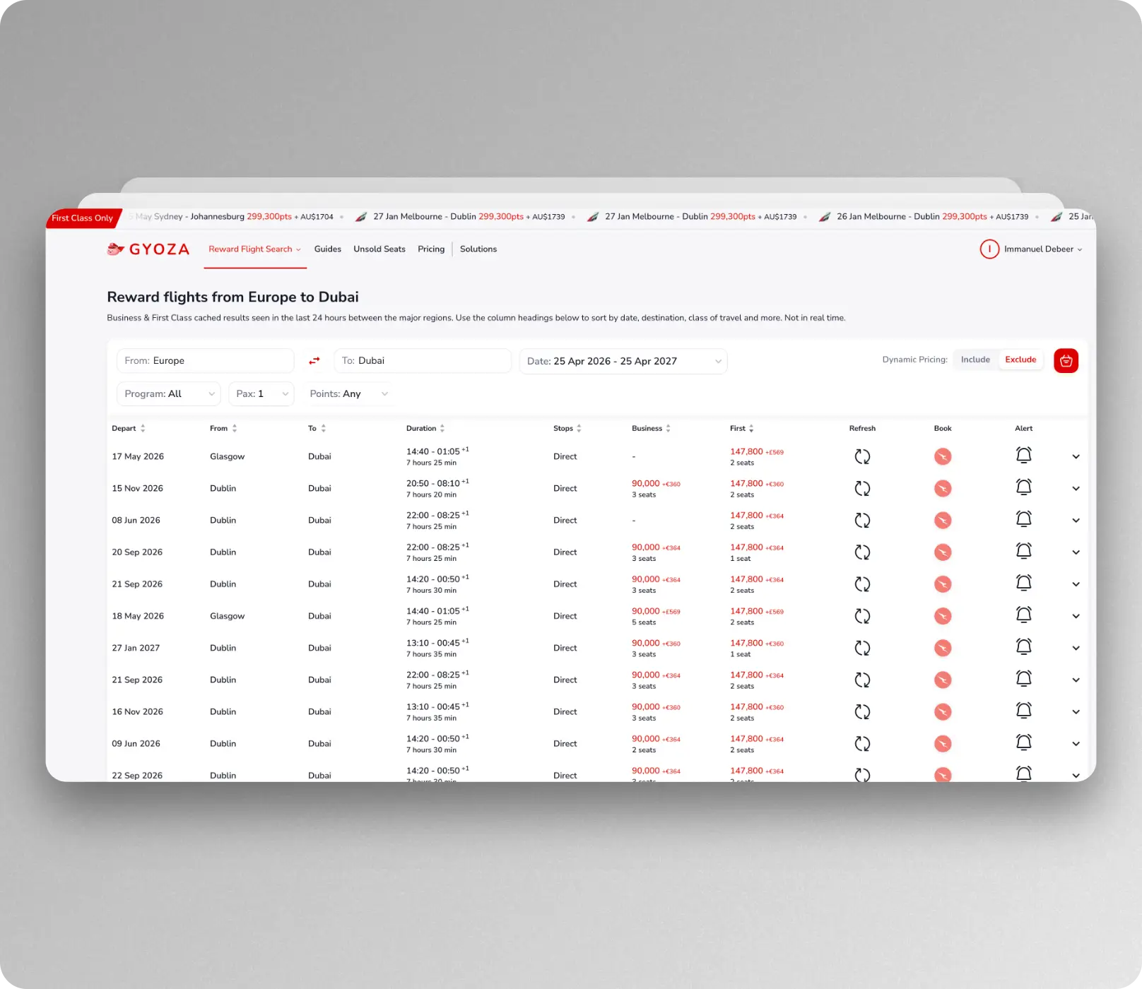 Emirates First Class