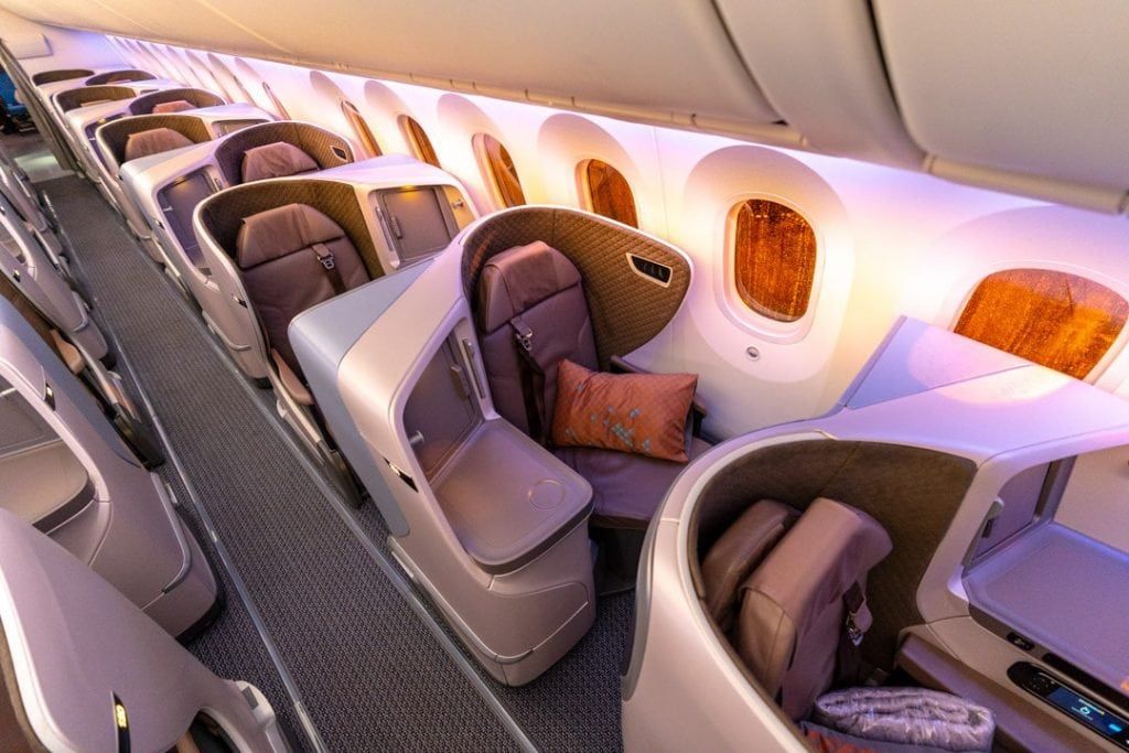 Singapore Airlines regional business class