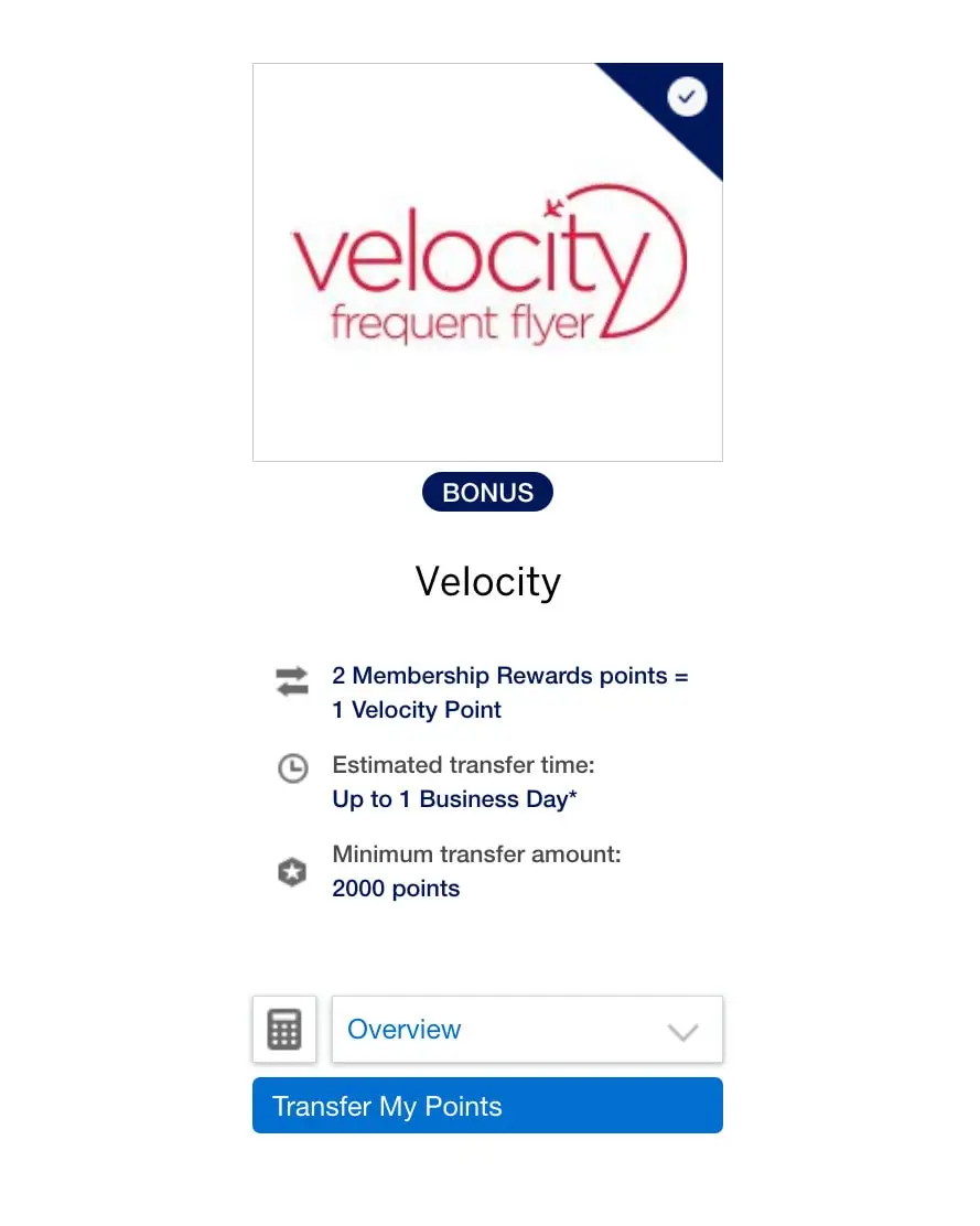 Velocity Bonus 