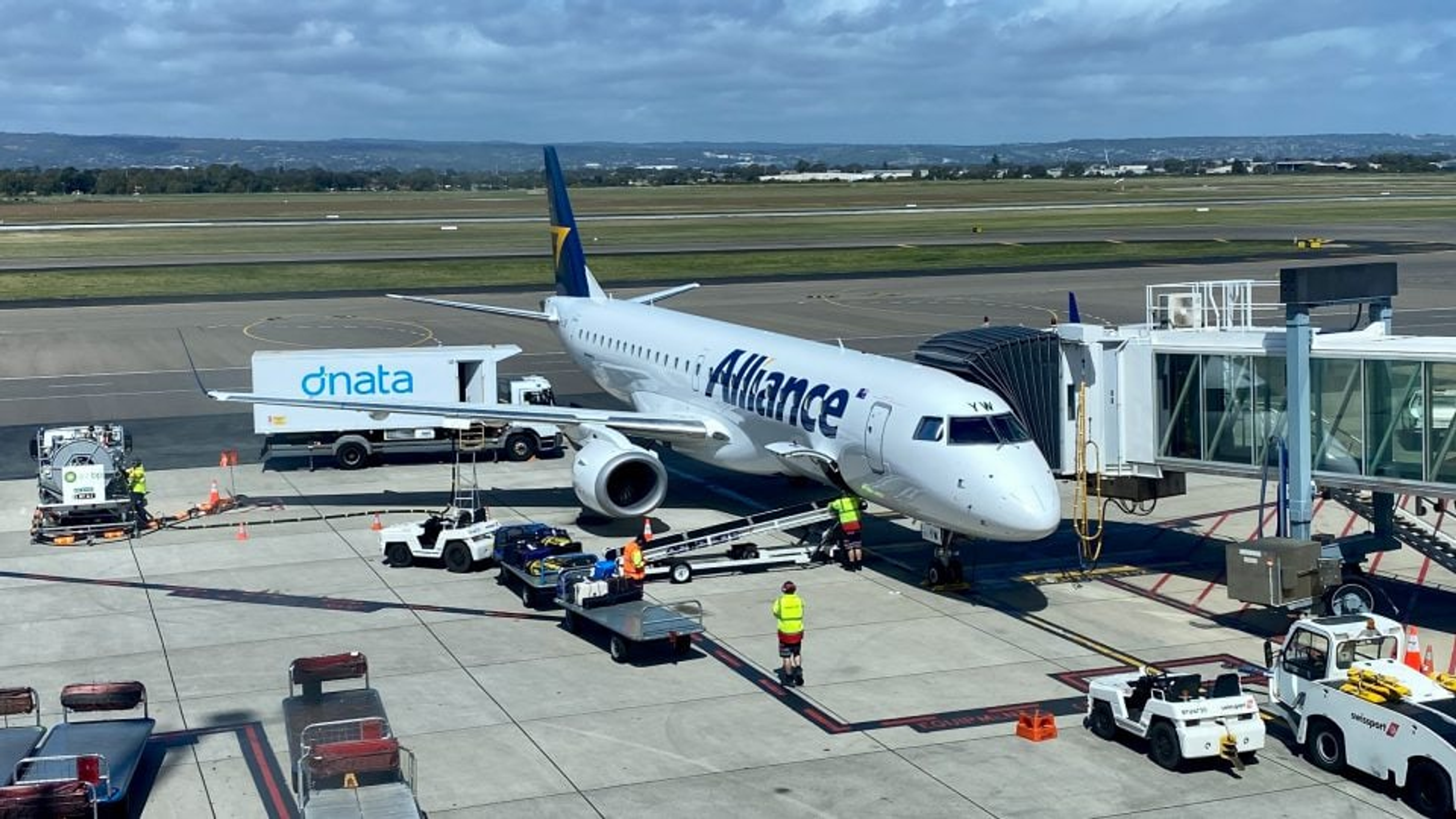 Airplane at the airport