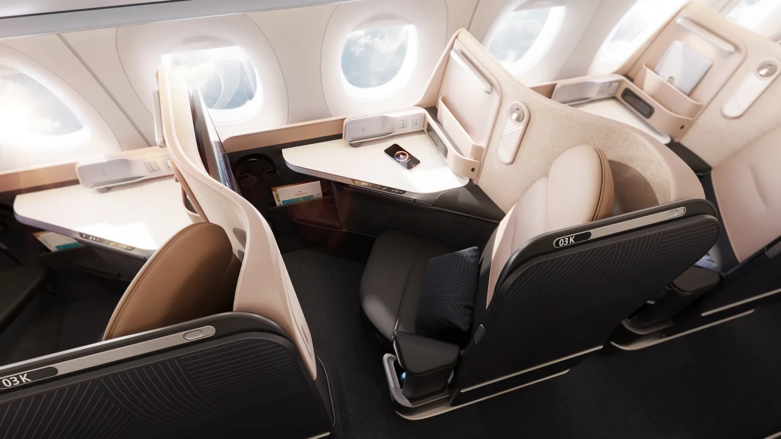 Thai Airways new VantageNOVA business class