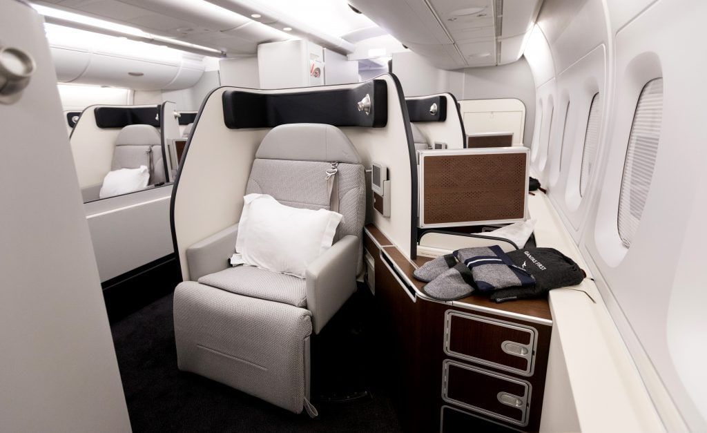Book Qantas first class with Atmos Rewards