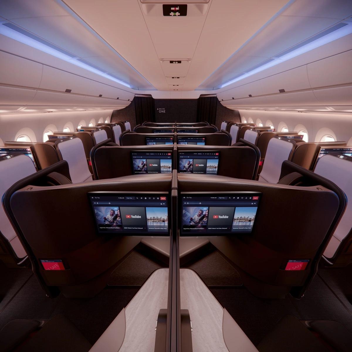 Delta One on the Airbus A350-1000