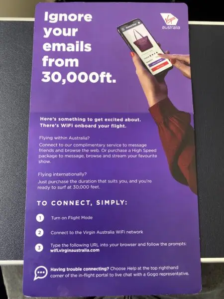 Virgin Australia In-flight WiFi Ultimate Guide Guidlines