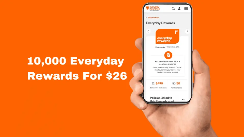 Unlock 10,000 Everyday Rewards Points For $26