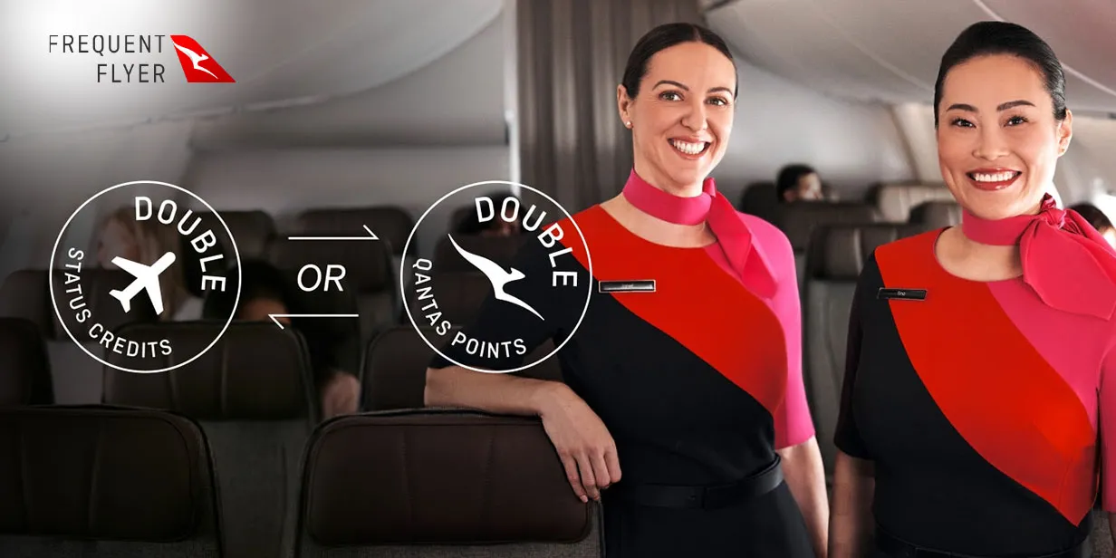 Double Qantas Status Credits