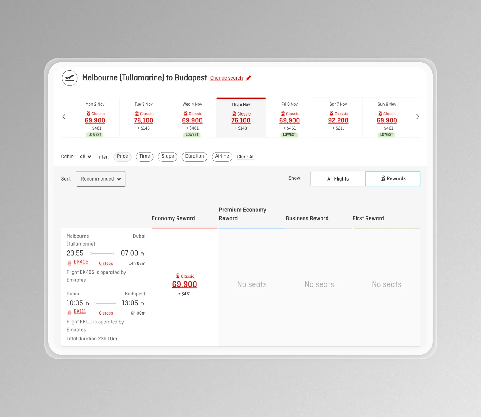 Qantas Partner Airline Reward Seats Vanish In Website Glitch