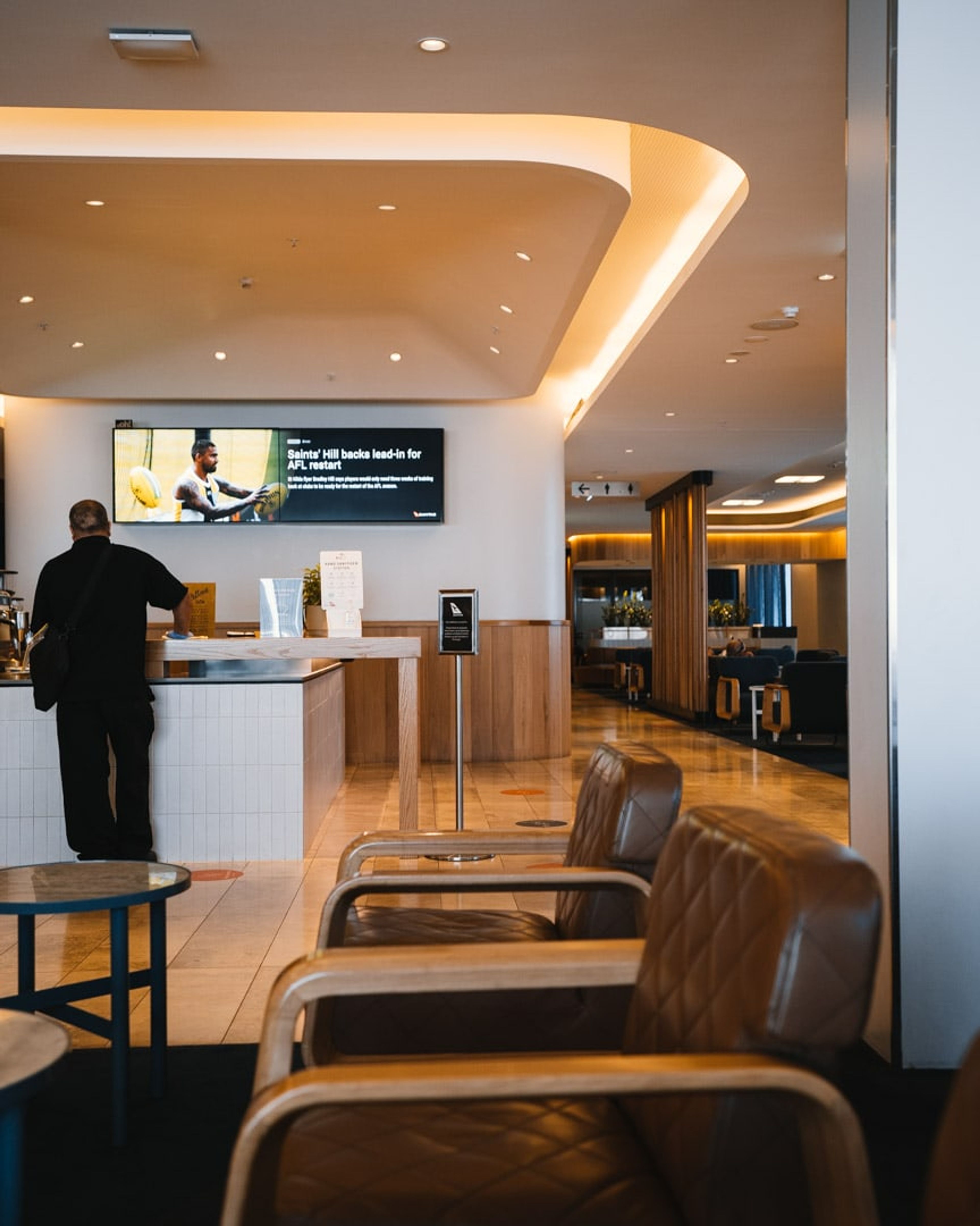 The New Qantas Business Lounge Perth