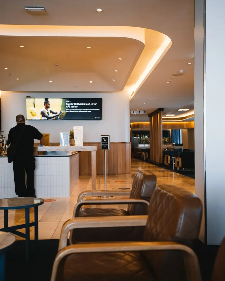 The New Qantas Business Lounge Perth