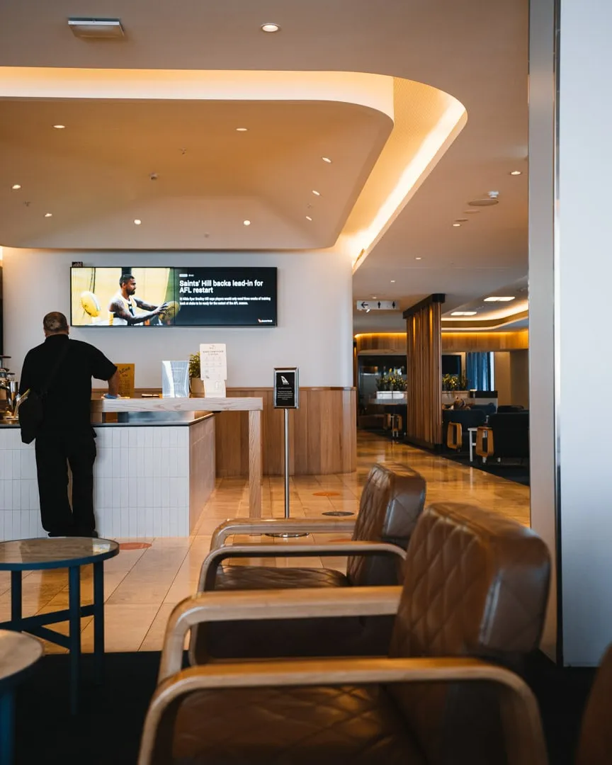 The New Qantas Business Lounge Perth