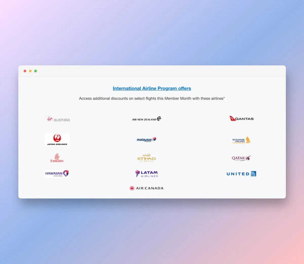 Airline Partners