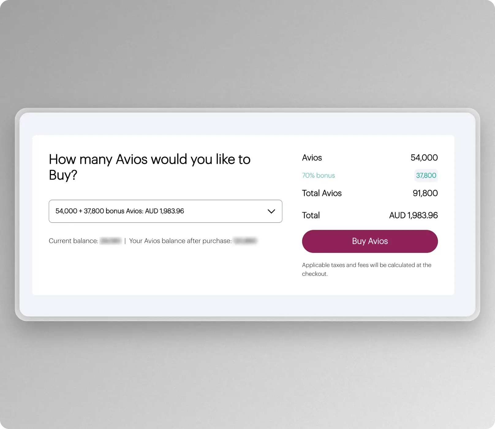 Buy Qatar Airways Avios Points
