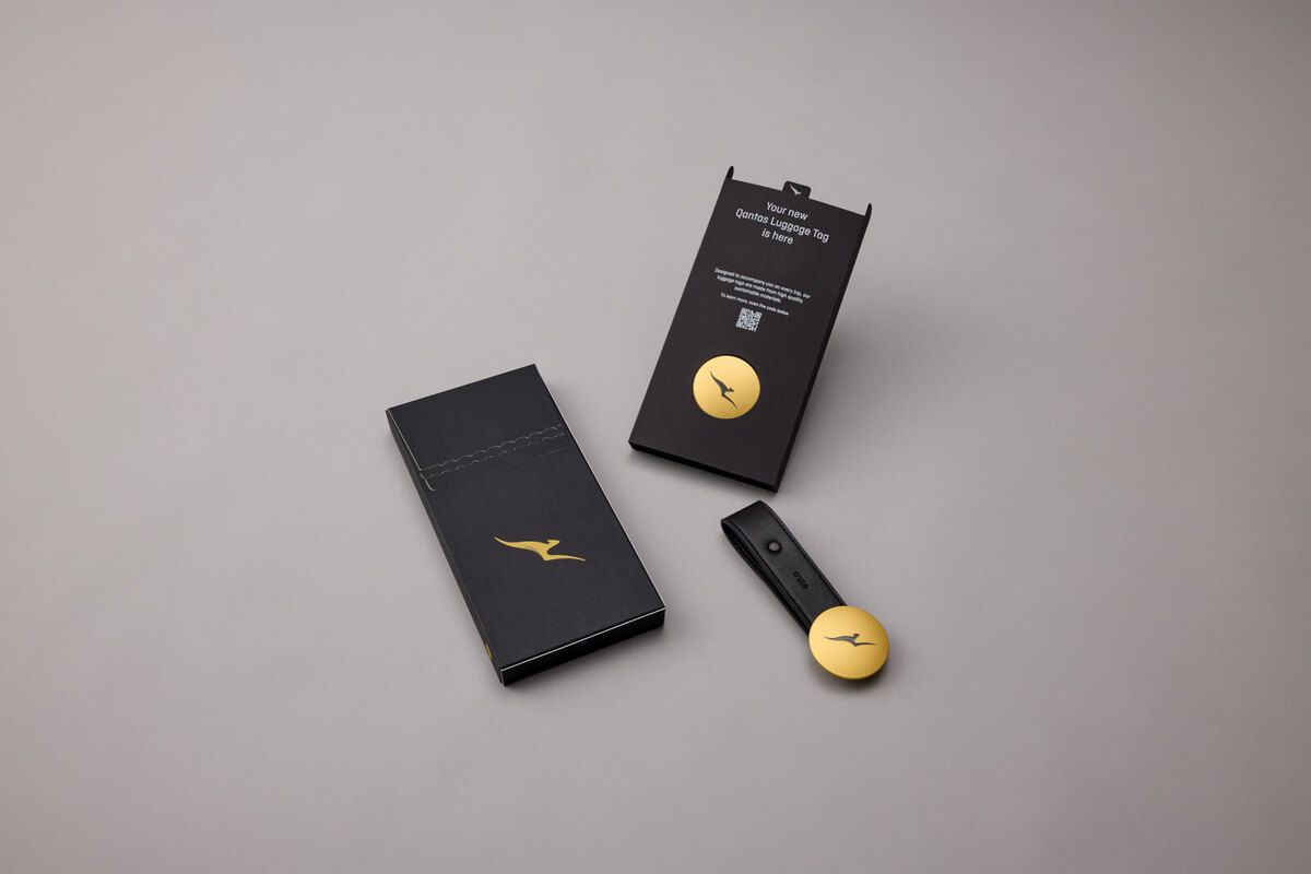 Qantas' prized luggage tags