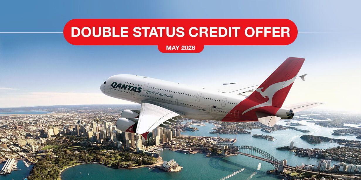 Double Qantas Status Credits