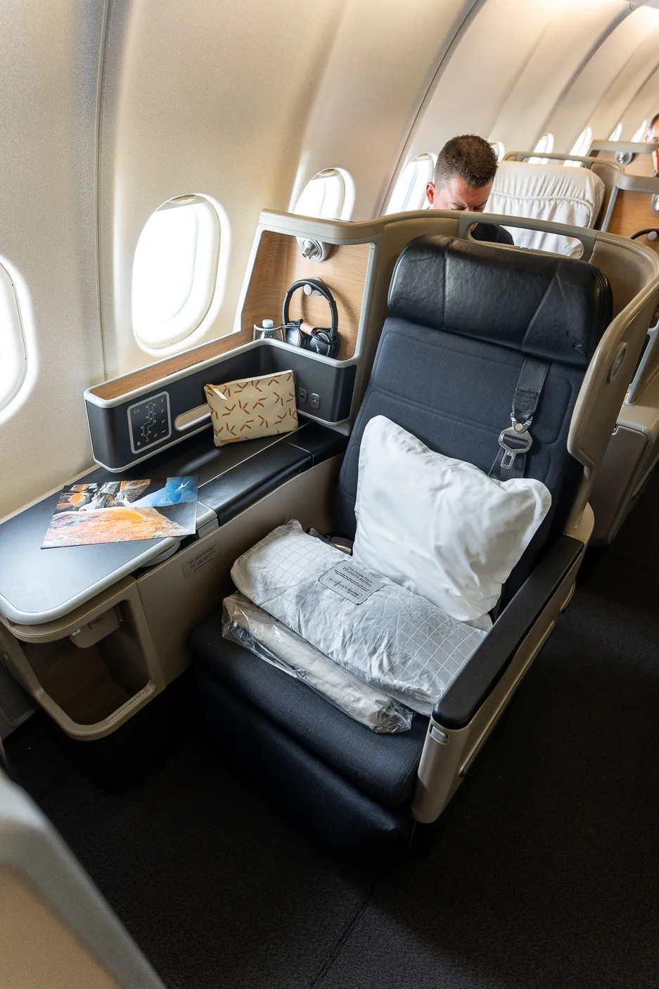Qantas business class can be booked by transferring Everyday Rewards Points
