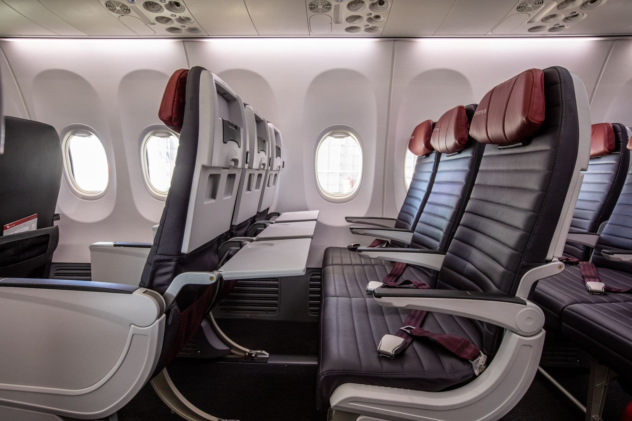 Virgin Australia Economy X seating on the B737-8
