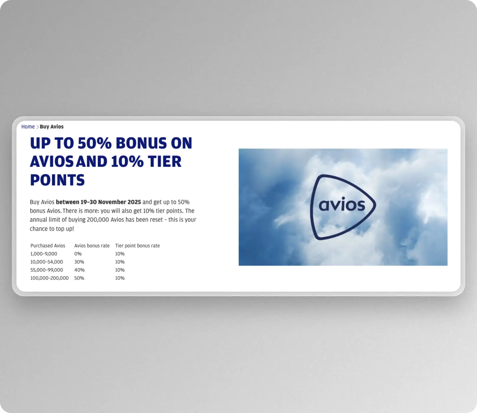 Finnair bonus point sale
