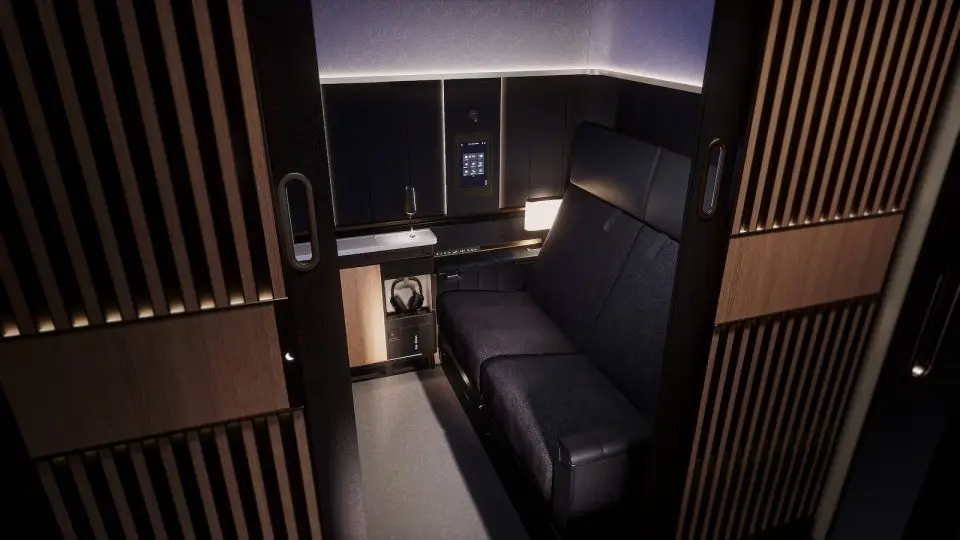 Lufthansa’s New Cabin Has A Double Bed In First And Privacy Doors In Business