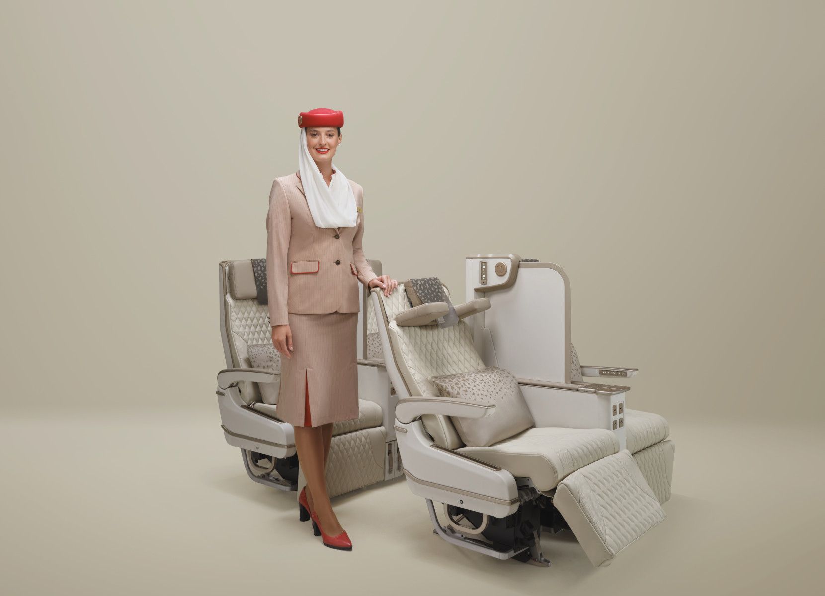 Emirates new electric premium economy seat