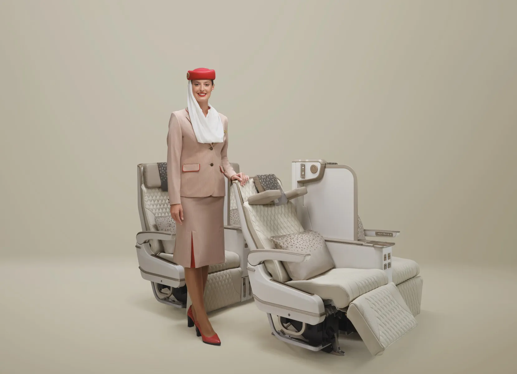 Emirates new electric premium economy seat