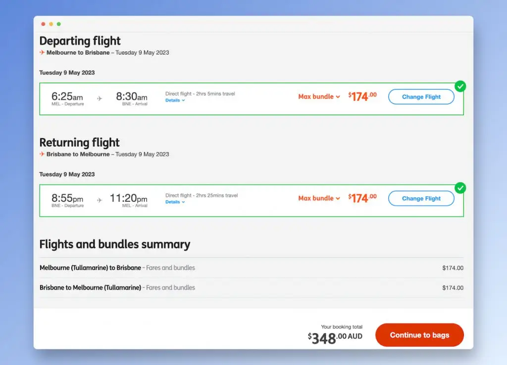 Qantas Status Run Jetstar