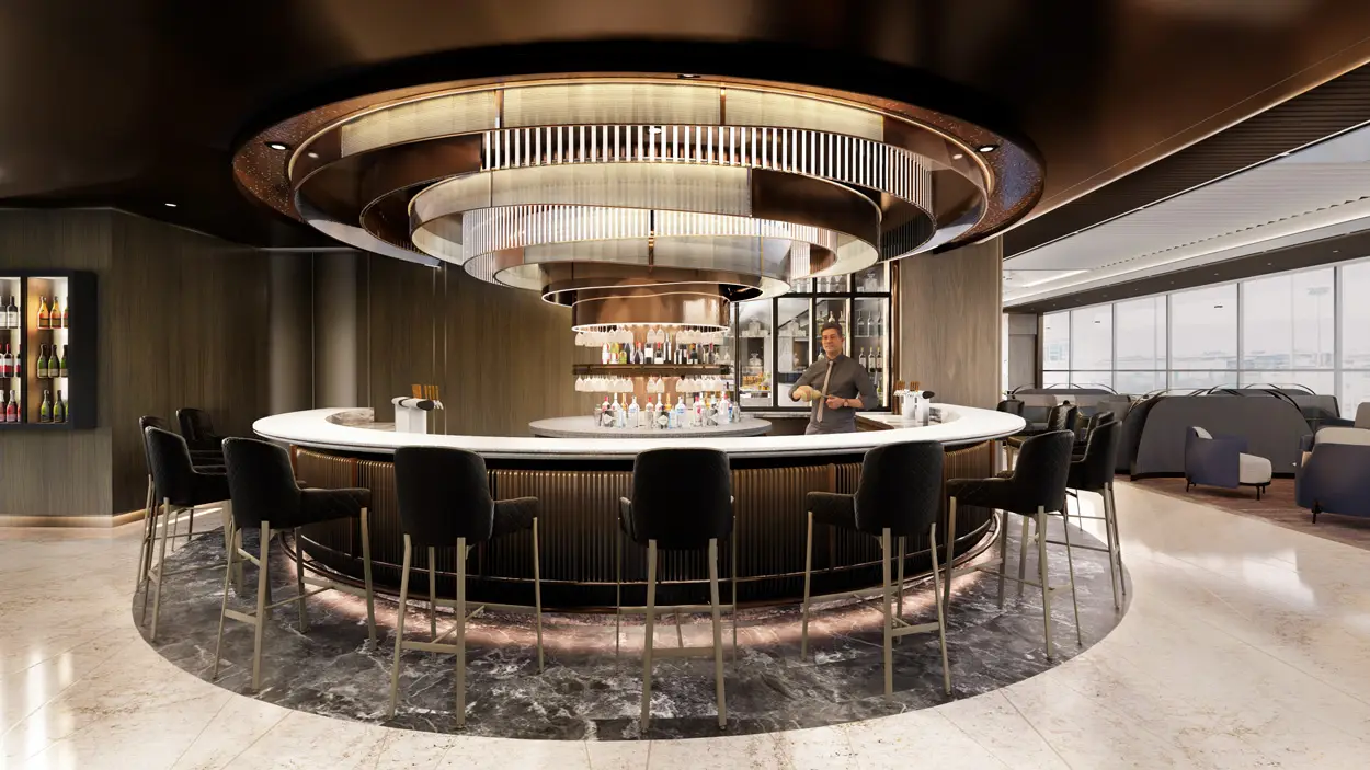 first class bar Singapore Airlines T2