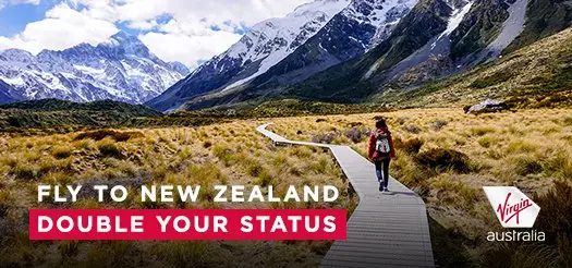 Qantas Double Points & Velcity Double Status Credits NZ