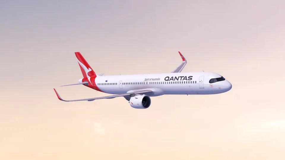Qantas Airbus A321XLR render