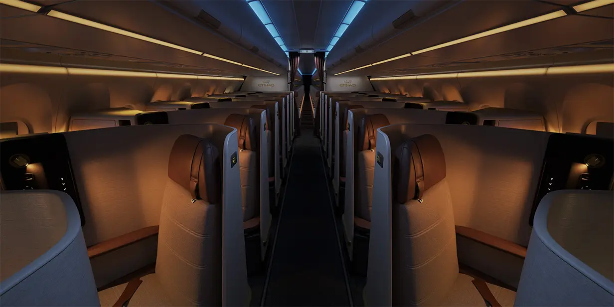Etihad A321LR new seats