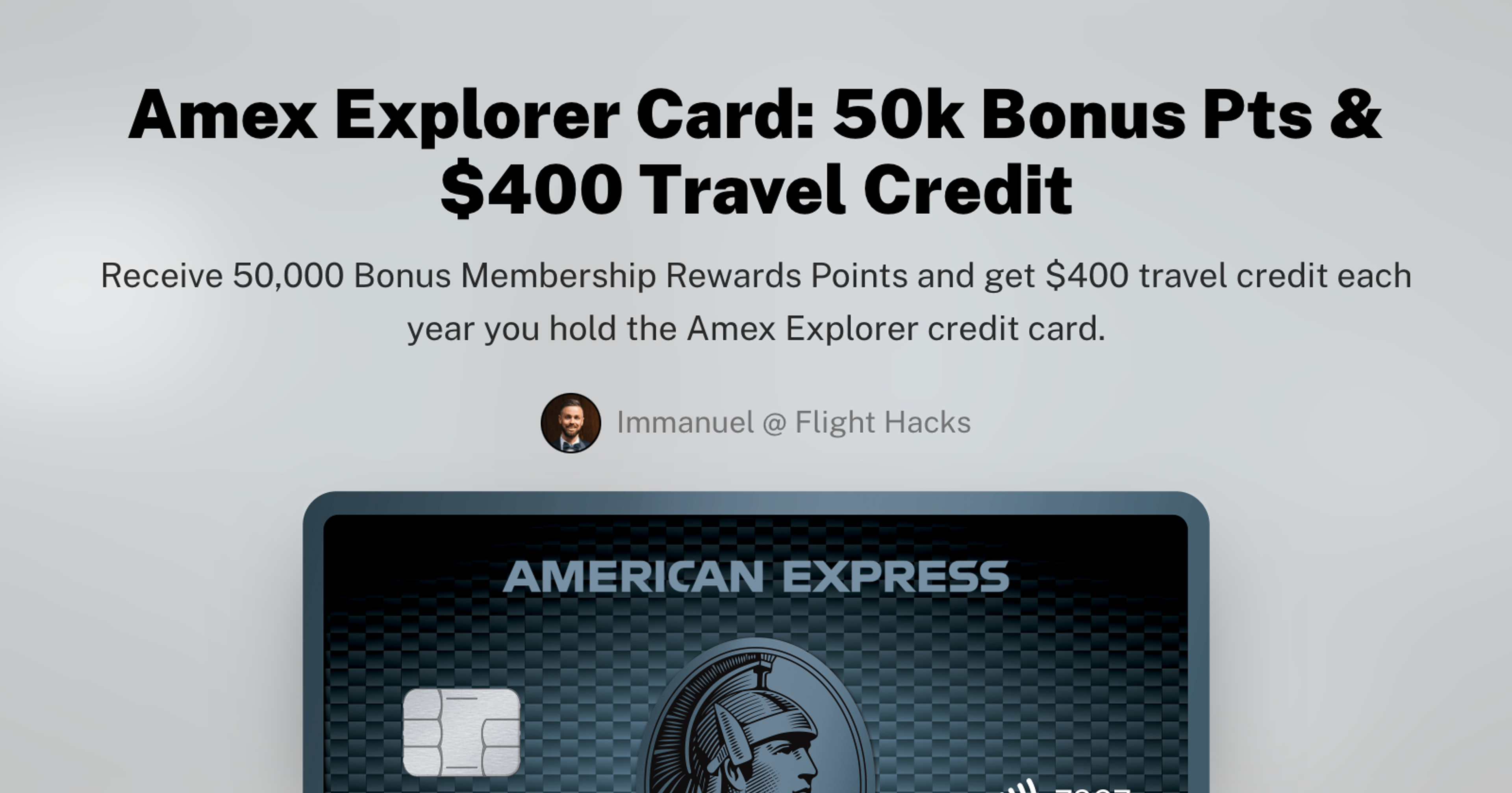 Amex Explorer Credit Card Australia review