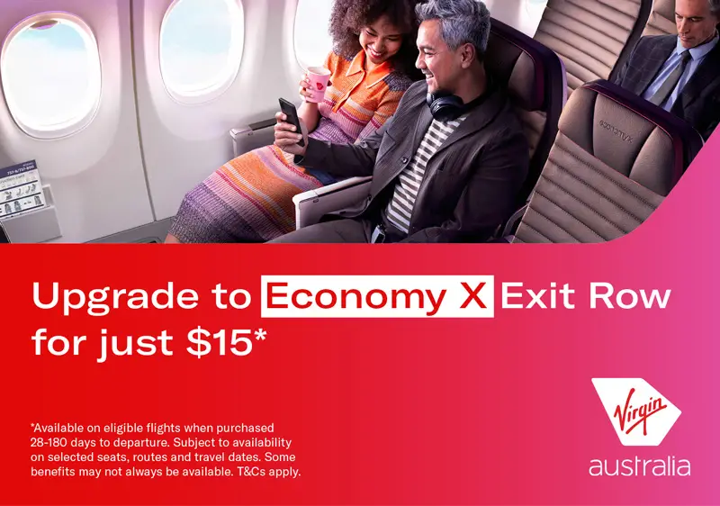 Virgin Australia Economy X promotion