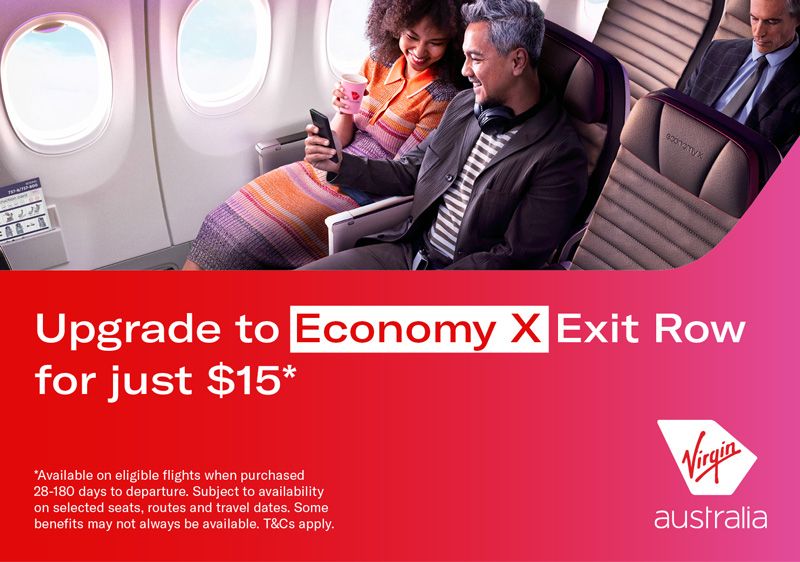 Virgin Australia Economy X promotion