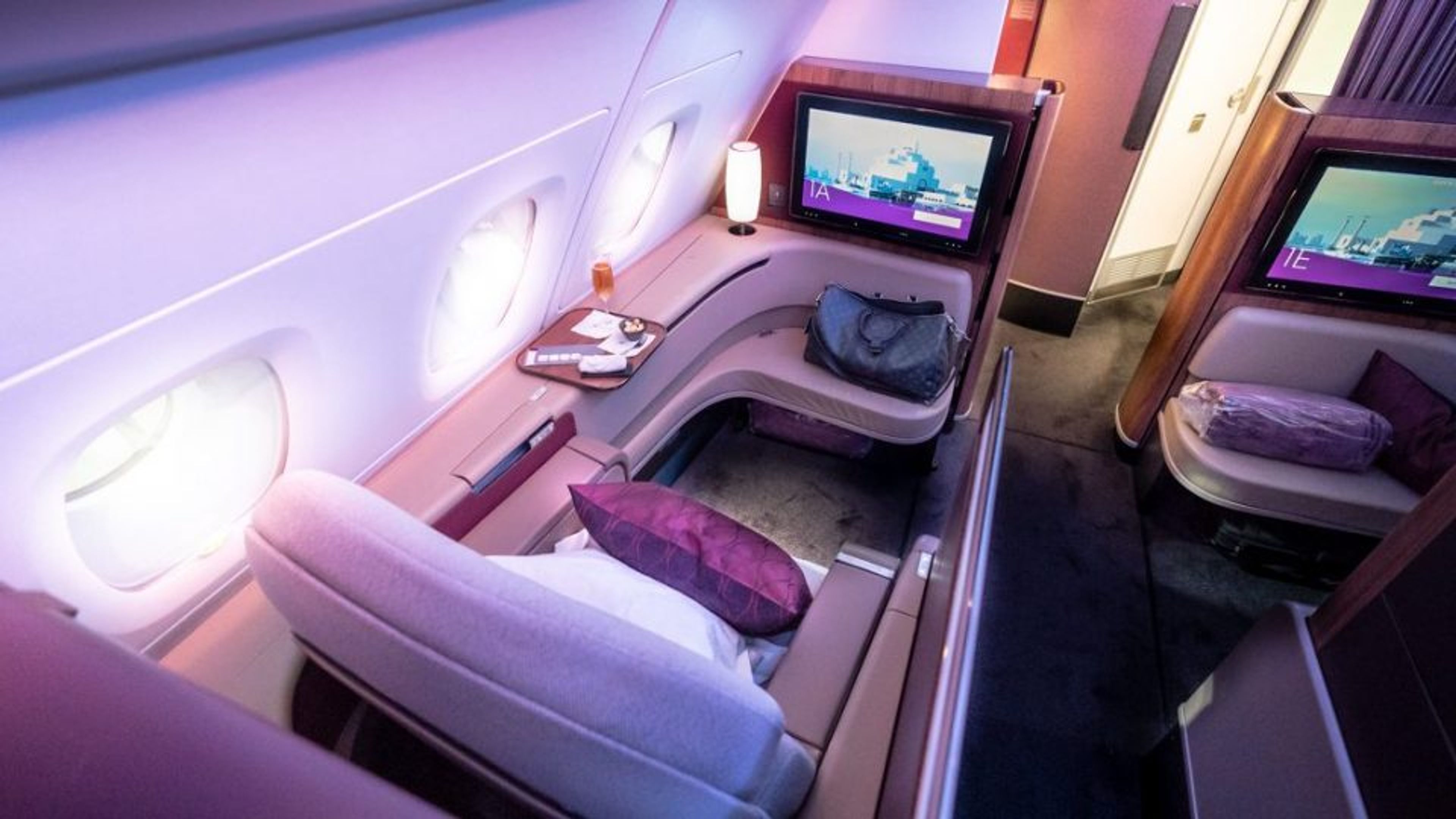 Qatar Airways First Class – A380 Doha To Perth