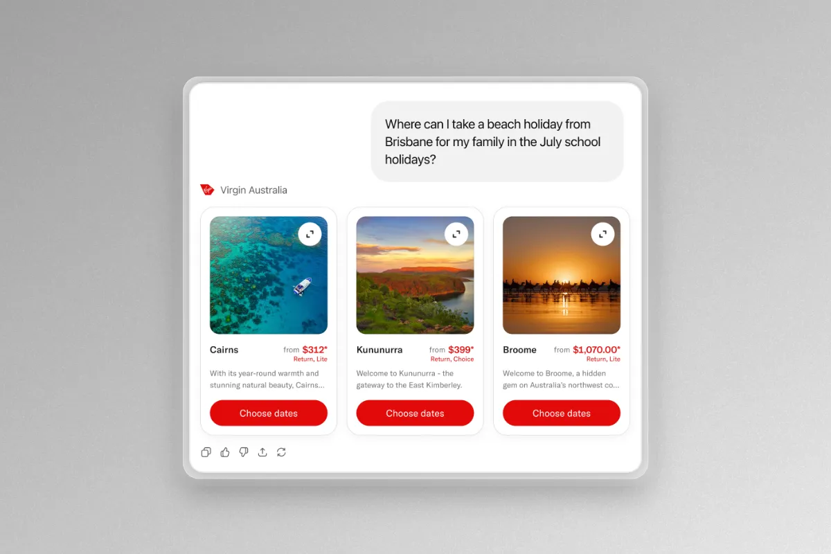 Virgin Australia Launches AI Flight Searches With ChatGPT