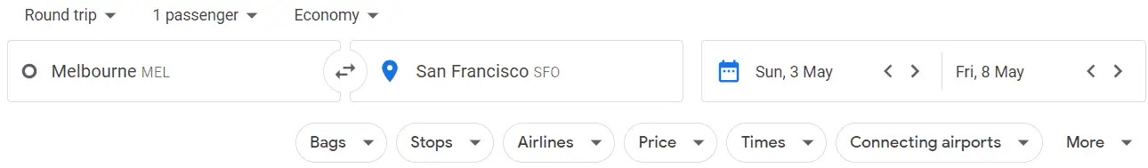 how to use google flights 