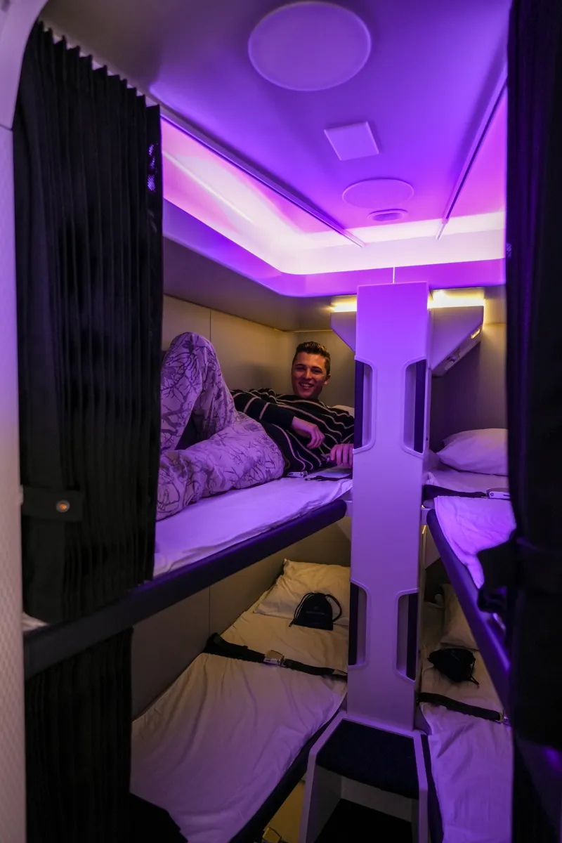 We Tried Air New Zealand's Skynest Bunk Beds