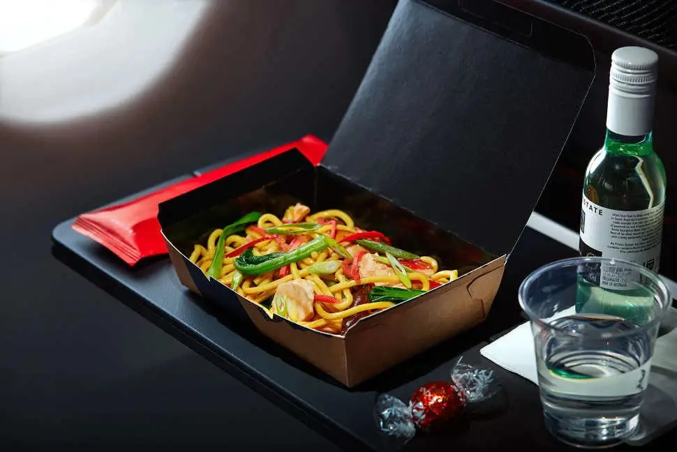 Qantas Domestic Economy Meal 2