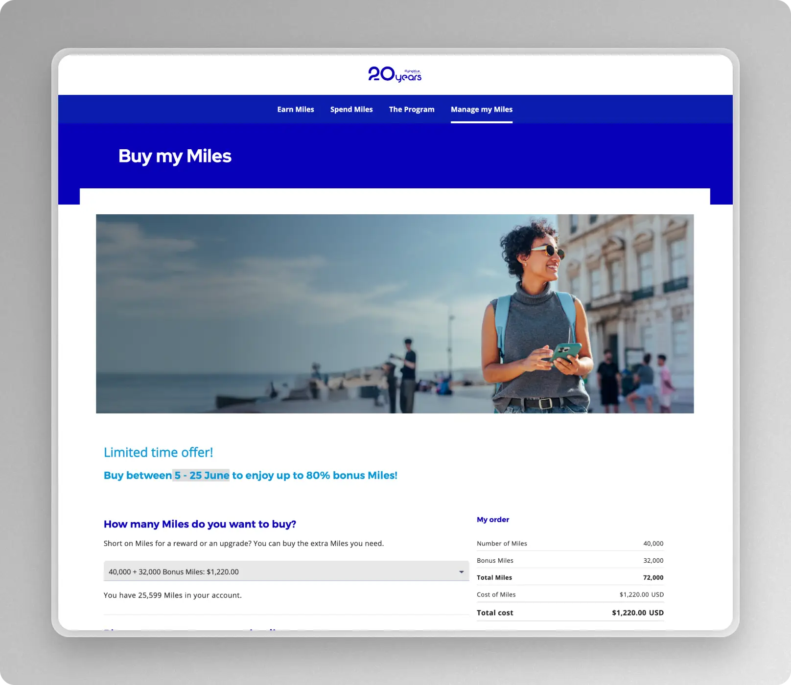 buy Air France points with a bonus
