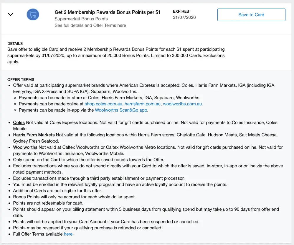 Amex Account Credit details