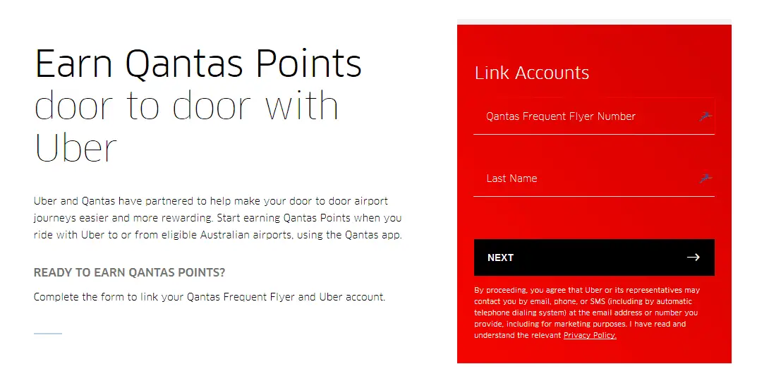 Earn 2,000 points on your first Uber ride points