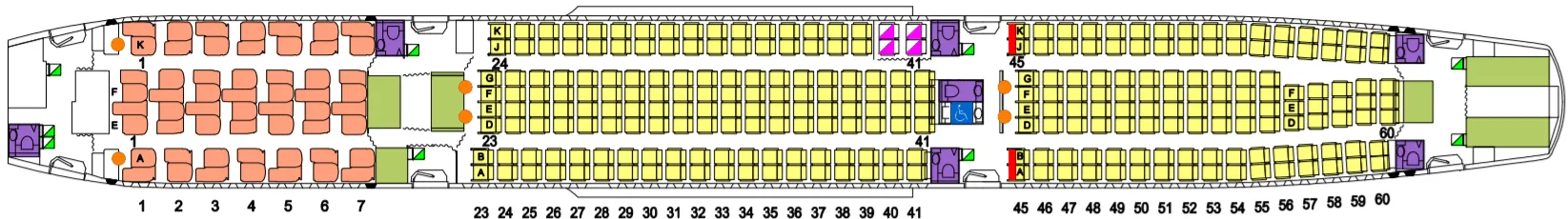 Your Guide To The Qantas Fleet A330-300 (297 seats):